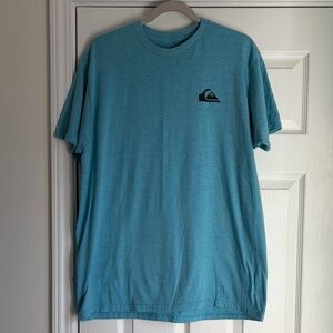 Quiksilver Men's Teal Short Sleeve Tee